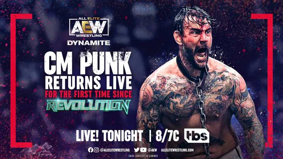 CM Punk's Return & More Added To AEW Dynamite  Cultaholic Wrestling